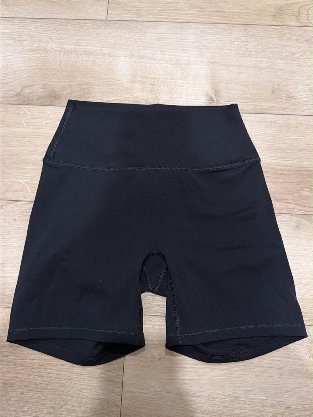 H&M Black High-Rise Bike Shorts